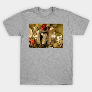 George the mouse in a log pile house T-Shirt